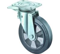 BS Rollen Roulette pivotante pour charges lourdes N100 avec frein diamètre 125mm capacité de charge 220kg - N120.B80.125