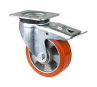 BS Roulettes Roulette pivotante L620.B90.150 avec frein diamètre 150mm capacité de charge 550kg plateau 135x110mm - L620.B90.150