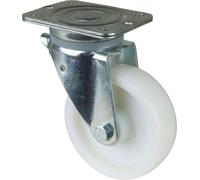 BS Roulettes Roulette pivotante pour charges lourdes B10 diamètre 150mm capacité de charge 600kg roue en plastique couleur naturelle plaque 138x110mm - N100.B10.151