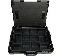 BS Systems L-Boxx 102 noir avec insert pour petites pièces 12 compartiments
