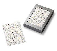 bsb Lot de 8 cartes de vœux de Noël « étoiles » dans un emballage argenté.