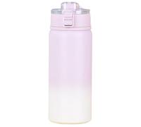 Bsbkoj Gobelet isotherme avec couvercle en acier inoxydable | Gobelet isotherme de 550 ml avec couvercle | Gobelet à paille sous vide en acier inoxydable de qualité alimentaire pour , voiture