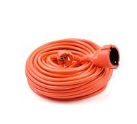 BSD Prolongateur électrique de jardin 30 m - Câble qualité supérieure 3x1,5 mm², 10A 250V, IP20, idéal pour la maison, jardin, atelier et chantier.