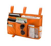 Bseash Sac de rangement pour lit superposé, sac de rangement pour lit suspendu, 8 poches, pour lit de chambre d'étudiant, lit d'hôpital, barreaux de lit pour bébé, 600D Oxford Cloth