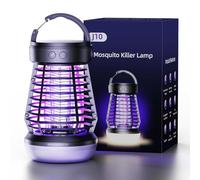 Bseical Lampe Anti Moustique, Destructeur Lampe Anti Mouche, UV Tueur d'Insectes Électrique Étanche Anti Insectes Répulsif avec LED Lampe,Lampe Anti Moustique Exterieur pour l'intérieur et l'extérieur