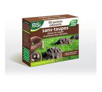 BSI - Granulés anti-taupes Sans Taupes 50 sachets 100% naturel 3-4 mois couvre 100 m²