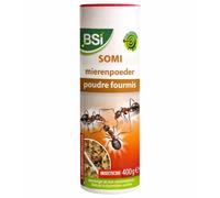 BSI - Anti-Fourmis - Somi - Poudre - Efficace A l'Extérieur Ou Aux Abords De La Maison - Détruit Une Et Plusieurs Fourmières - Effet Immédiat - Longue Durée - 400g, Blanc