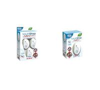 BSI - Appareil A Ultrasons - Multistop Mini - pour Lutter Contre Les Insectes Ou Rongeurs - Une Solution Complète dans La Maison - Jusqu'à 120m² (3 X 30m² + 1 x 30m²)