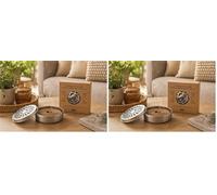 BSI - Barrière A Insectes - Spirale Base Citronnelle - Avec Boîte En Inox - 10 Pièces Jusqu'à 60 heures De Bien Être (Lot de 2)