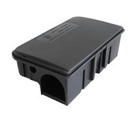 BSI Boîte à Appâts Anti-Rats - À Garnir et Réutilisable Et Solide - 1 ournie Clipsable - Tous Lieux Intérieur Et Extérieur -23x12,5x7,5cm, Noir