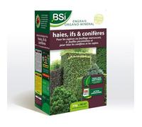 BSI - Engrais - Haie - If - Conifère - Organo-Minéral - Bio - Pour Haie - If - Conifère - Pour Les Espèces Au Feuillage Marcescent A Feuilles Persistantes - Et Sapins - 4Kg - Jusqu'à 40 m² - UAB