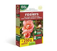 BSI – Engrais bio pour rosiers – Action longue durée, floraison éclatante – 1 kg + 250 g
