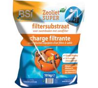 BSI - Filtrant Eau - A Base De Zeolite - pour Nettoyer l'eau De La Piscine - Remplace Le Sable - 10Kg, Blanc