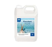 Floculant piscine - BSI - Floculant liquide 5 L - Dosage automatique - Agglomère impuretés - Grande piscine