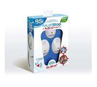 BSI - Multistop - Lot 3 Répulsifs Ultrasons - Contre Les Insectes Et Rongeurs - Couvre Une Surface Intérieure 3 x 30m² - Adapté Aux Moustiques Tigres