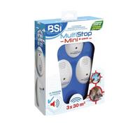 BSI - Multistop Mini - Lot de 3 répulsifs Ultrason 30 m² (Rats et Souris)