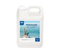 BSI - pH Plus - Liquide - pour Système De Dosage Automatique - Augmente Le Potentiel Hydrogène De l'eau - Adapté Aux Piscines - Grande Taille - 5L