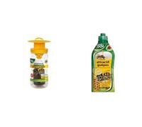 BSI - Piège A Guêpes - Attrape Et Digère des Centaines d'Insectes - comme Les Frelons Asiatiques - Naturel - avec Son Attracif 1,2l (1+0,2l) - pour Toute Une Saison - Prêt A l'emploi - Réutilisable