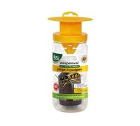 BSI - Piège A Guêpes - Attrape Et Digère des Centaines d'Insectes - comme Les Frelons Asiatiques - Naturel - avec Son Attracif - 200ml - pour Toute Une Saison - Prêt A l'emploi - Réutilisable