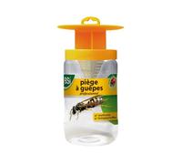 BSI - Piège A Guêpes Et Frelons - Adapté Aux Frelons Asiatiques - Naturel - Réutilisable, Translucide / Jaune