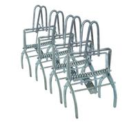 BSI - Piège A Taupes - Handy - Haute Qualité - Métal Galvanisé - Efficacité Supérieure - Facile A Installer - Ressort Puissant Et Rapide, Gris (Lot de 4)