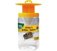 BSI - Puissant piège à guêpes ou frelons - Professionnel - Efficace sur les frelons asiatiques - Naturel et réutilisable