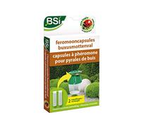 BSI - Recharge Piège A Phéromones - pour Pyrale du Buis - Agit Jusqu'à 3 Mois - 2 Capsules, sans