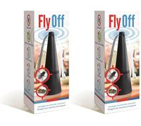 BSI - Ventilateur - Anti-Mouches Et Autres Insectes Volants - FlyOff - Eloigne Les Nuisibles Tout Simplement De Votre Table A Manger (Lot de 2)