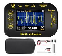 BSIDE Multimètre Numérique 20000 Comptes avec Mode Enregistrement Multimètre de Poche Rechargeable TRMS 1000V avec Écran Couleur et Support, Mesure Tension Millivolt AC Peak Capacité Température