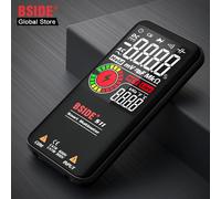 BSIDE Multimètre numérique intelligent,affichage LCD couleur 9999,condensateur de tension cc AC,testeur Ohm Diode NCV DMM,outils electricien professionnel,flipper zero testeur,S10 S11 multimétre S20 E