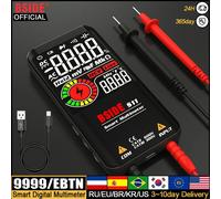 BSIDE multimètre numérique professionnel intelligent 9999 EMF multitesteur DC AC condensateur de tension Ohm Diode testeur électrique en direct USB charge S10-1.5V AAA Battery