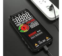 BSIDE multimètre numérique testeur d'électricien intelligent Charge USB T-RMS DC capacité de tension ca Ohm Hz NCV multitesteur professionnel S11 Black