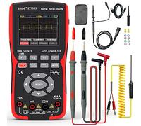 BSIDE Oscilloscope portable - Multimètre numérique rechargeable - 9999 points - Avec écran couleur pour mesure automatique