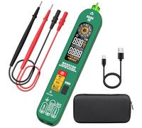 BSIDE S8 Multimètre Numérique Intelligent Stylo Détecteur de Tension Testeur de Fuite Électrique 3 en 1 Grand Écran Couleur Testeur Automatique Rechargeable de Tension AC DC Ohm et Continuité