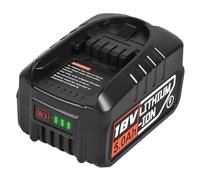 Bsioff Batterie de Rechange, 5,0 Ah, 18 V, Verte, PBA/PSB/PSR, Compatible avec Les appareils Bosch domestiques et de Jardin
