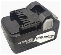 BSL36B18 Batterie de rechange BSL36A18 BSL36A18X compatible avec HiKOKI Multi Volt Batterie BSL36C18 BSL3640MVT BSL36B18X (380207) (18 V 5,0 Ah / 36 V 2,5 Ah)