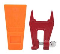 BSLSVGE Coin d'abattage Orange de 5,5 Pouces, Coin de Coupe d'arbre forestier avec Support de Plaque de Guidage