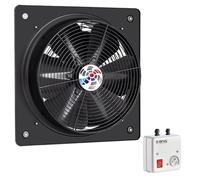 BSMS - Ventilateur axial - 230 V - Ventilateur axial - Pour mur et fenêtre - Avec régulateur de vitesse 5 A (550)