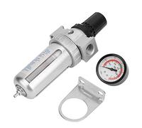 BSP1/2 Pouces Filtre à air compresseur régulateur de Pression en Alliage d'aluminium piège à Eau séparateur d'eau avec Connexion de Montage pour compresseur et Outils pneumatiques