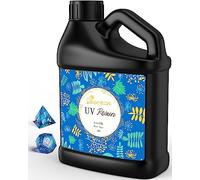Bsrezn 1000g Resine UV Transparente, Grande Capacité Resine UV pour Bijoux | Faible Viscosité & Durcissement UV Resine Epoxi pour de Porte-clés, de Moulage et de Revêtement, de Bricolage