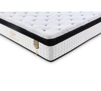 BSS BEDDING Matelas 140x200 H3 Paris Cashmere à Ressorts ensachés, 30 cm de Hauteur + surmatelas Cashmere intégré, 7 Zones de Confort, orthopédique, certifié Oeko-TEX, hypoallergénique