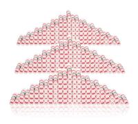 bssmmai Lot de 300 connecteurs à souder avec gaines thermorétractables étanches, rapport de rétrécissement 3:1, connecteurs de soudure pour voiture, navires (rouge, AWG 22-18)