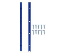 BSTCAR 2 Rails en T pour le Travail du Bois de 400 Mm avec Trous Pré-percés | Rail Universel à Double Fente T19 en Alliage D'aluminium, pour Scie à Table, établi de Routeur