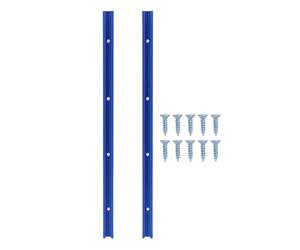 BSTCAR 2 Rails en T pour le Travail du Bois de 400 Mm avec Trous Pré-percés | Rail Universel à Double Fente T19 en Alliage D'aluminium, pour Scie à Table, établi de Routeur