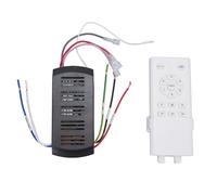 BSTCAR Kit de Télécommande de Ventilateur de Plafond pour Lampe de | Télécommande et Récepteur de Vitesse de Synchronisation de Lumière de Ventilateur de Plafond, compatibilité Universelle,