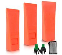 BSTDAYEVER Coins D'abattage D'arbres Coin bucheron Abattage Cale Dabattage | 3pcs Durable Plastique Cale D'abattage 6 Pouces Réutilisables et Léger pour Couper l'arbre pour Foresterie tronçonneuses