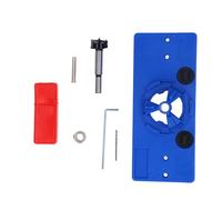 BSTiltion Gabarit de charnière dissimulé pour porte d'armoire, guide de perçage à came réglable de 35 mm et 26 mm avec foret de 35 mm et butée de profondeur pour installation de porte d'armoire