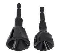 BSTiltion Outil de Chanfrein D'ébavurage, Acier au Tungstène 3 Cannelures | Extracteur de Bavures de Vis, Acier au Tungstène Durable, Convient à 3-20 Mm et 5-25 Mm, pour Acier Inoxydable et Plastique