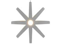 Bsweden Etoile de l'avent Fling argent Ø33 cm