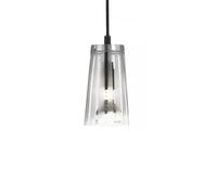 Bsweden Suspension Manhattan 16 verre transparent. rayures verticales givrées